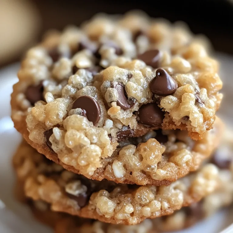 Rice Krispie Chocolate Chip Cookies