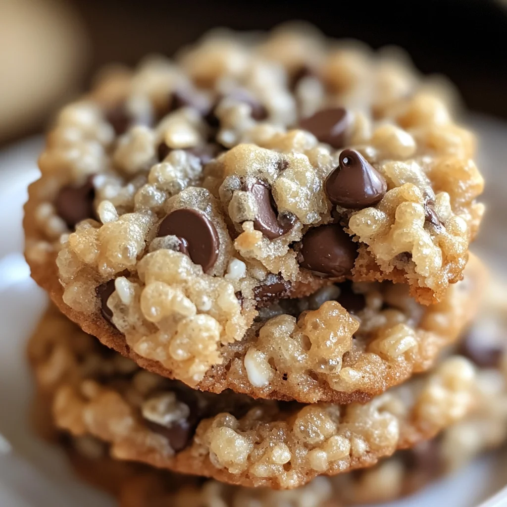 Rice Krispie Chocolate Chip Cookies