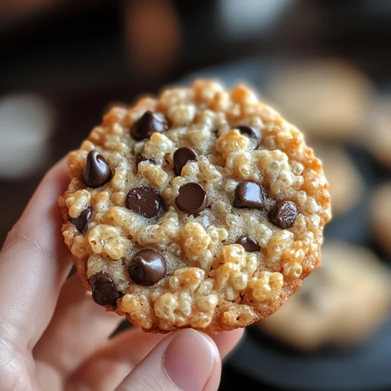 Rice Krispie Chocolate Chip Cookies