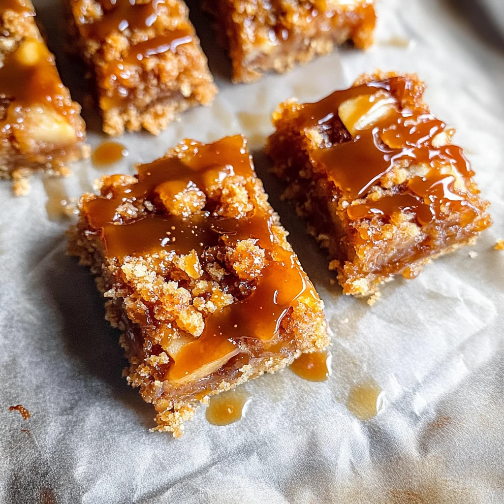 Salted Caramel Apple Crumble Bars Fall Treat: Get Addicted in 45 Min
