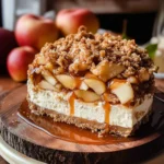 Salted Caramel Apple Pie Cheesecake