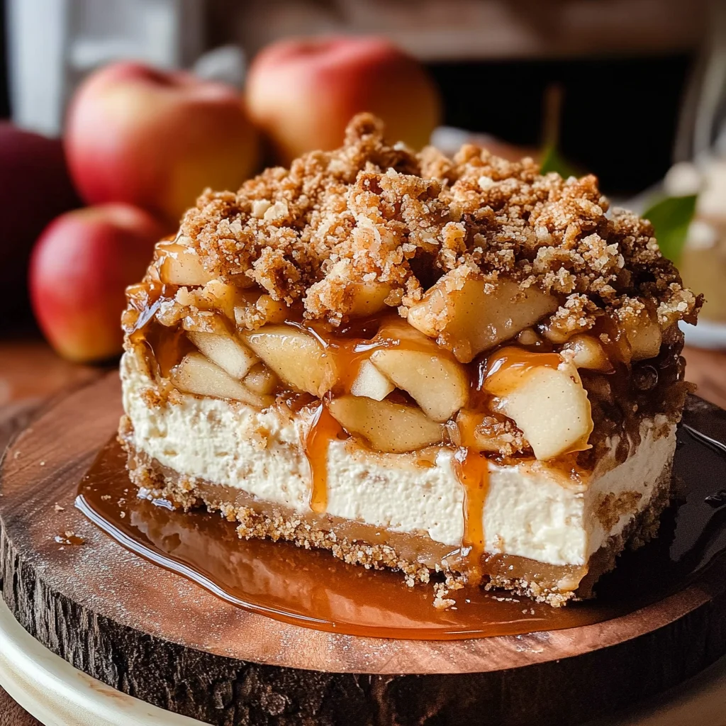 Salted Caramel Apple Pie Cheesecake