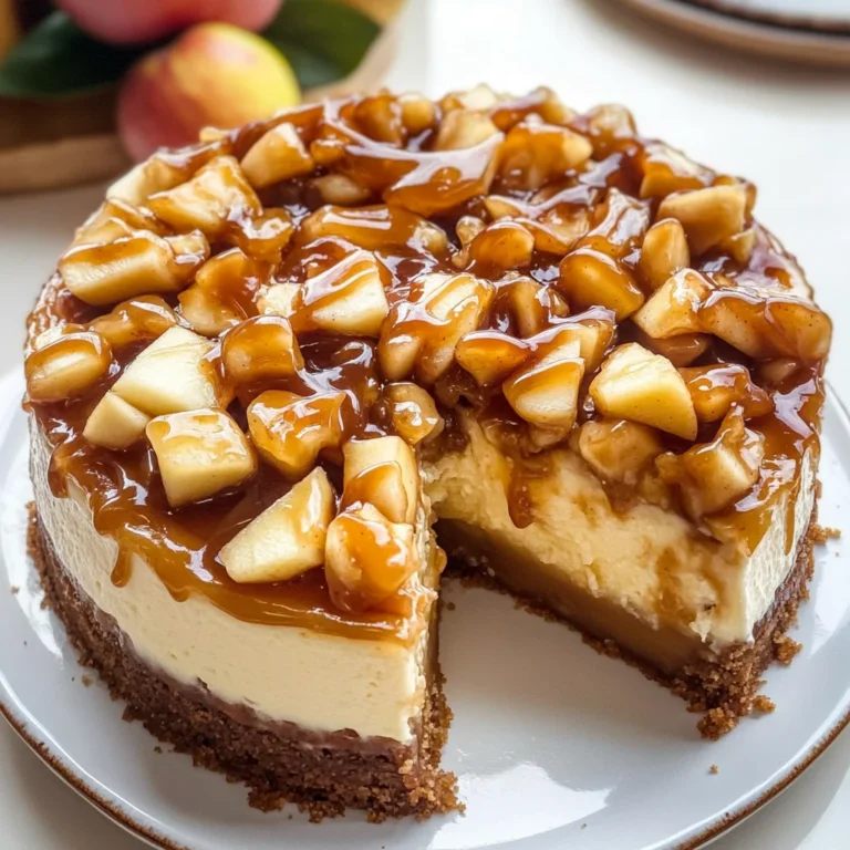 Salted Caramel Apple Pie Cheesecake