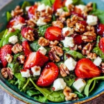 Spinach Strawberry Salad with Pecans