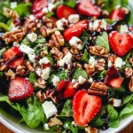 Spinach Strawberry Salad with Pecans