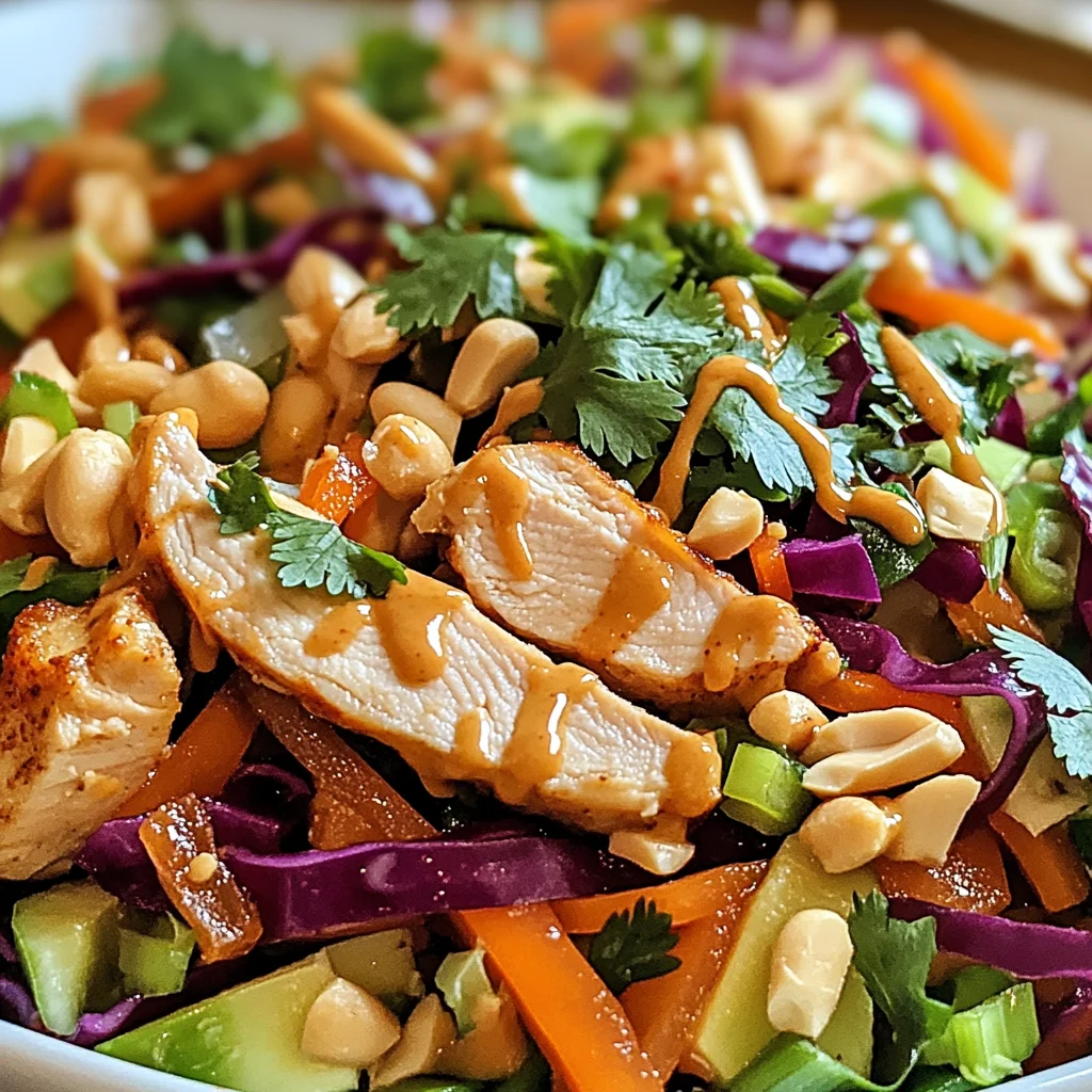 Thai Peanut Chicken Salad