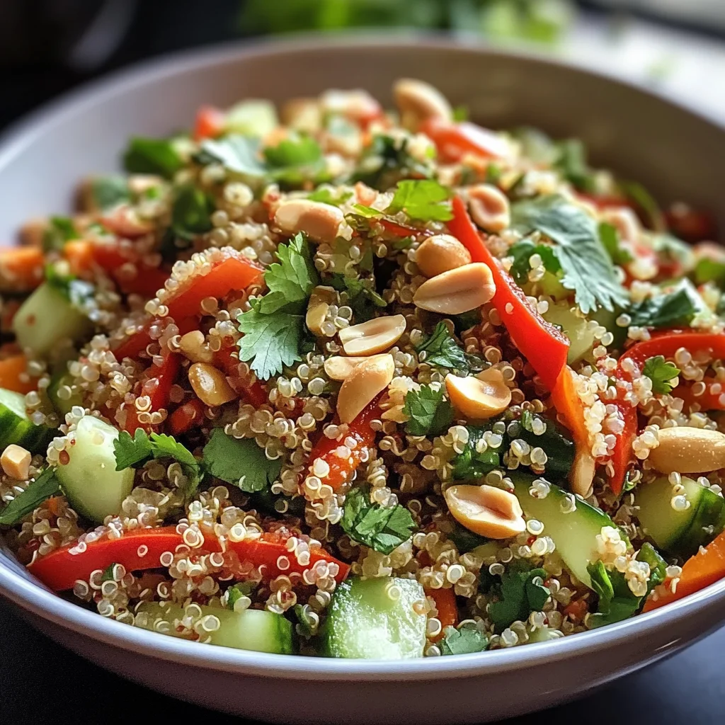 Thai Quinoa Crunch Salad: A Refreshing Healthy Delight!