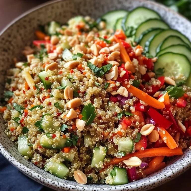 Thai Quinoa Crunch Salad: A Refreshing Healthy Delight!