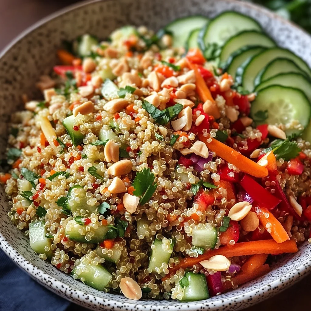 Thai Quinoa Crunch Salad: A Refreshing Healthy Delight!
