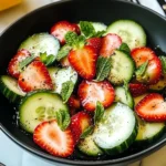 This Cucumber Strawberry Salad