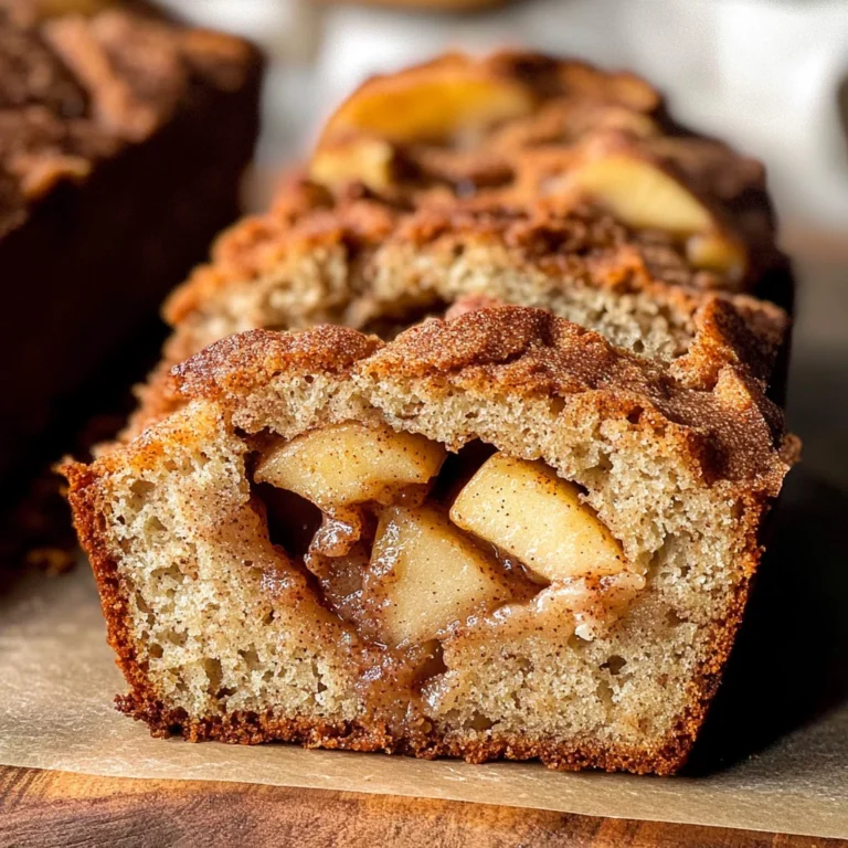 Warm Cinnamon-Spiced Apple Bread