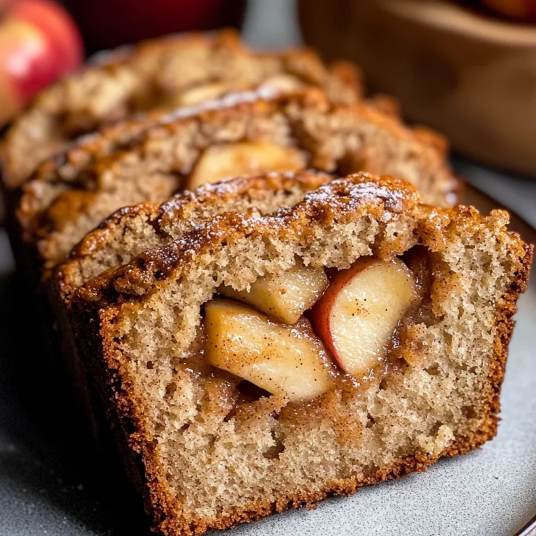 Warm Cinnamon-Spiced Apple Bread