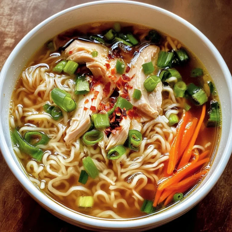 Aromatic Ginger Scallion Chicken Noodle Soup