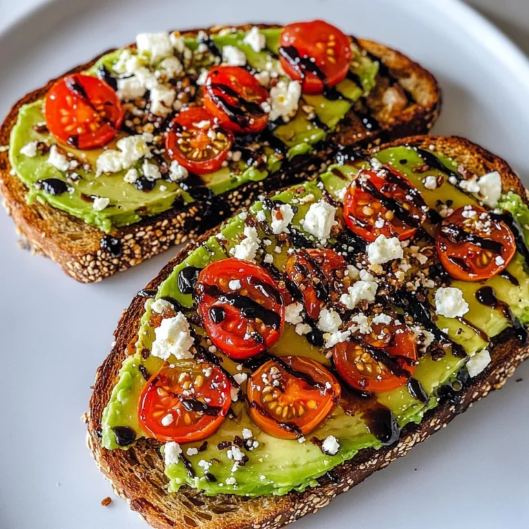 Avocado Toast with Feta and Cherry Tomatoes: A Perfectly Balanced Delight