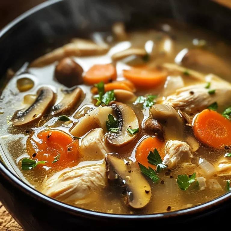 Chicken Mushroom Soup