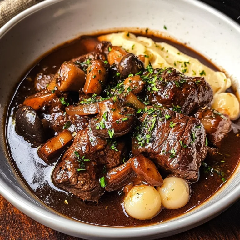 Classic Beef Bourguignon Recipe