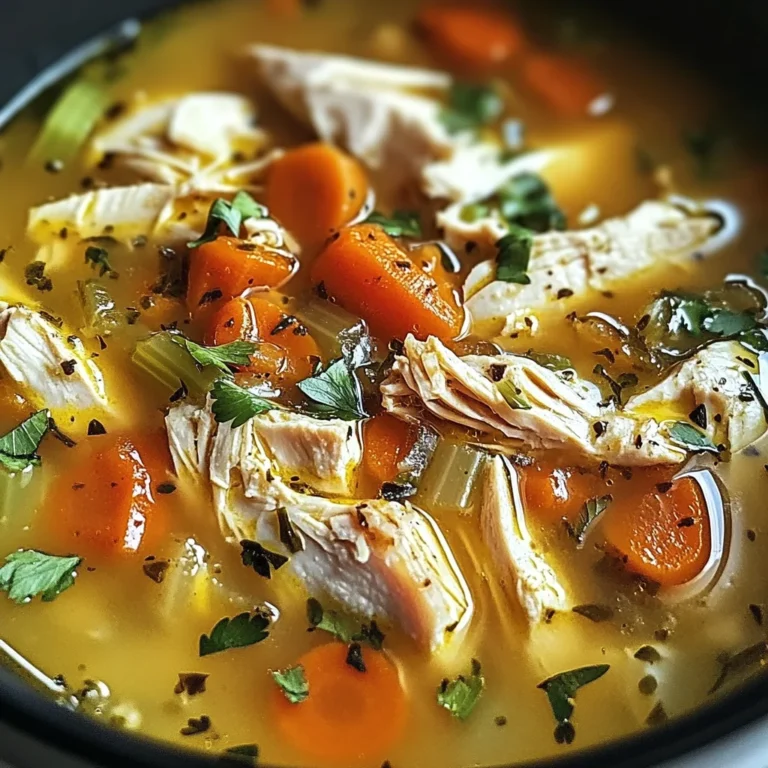 Comforting Rotisserie Chicken Soup