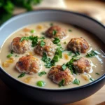 Cozy Swedish Meatball Soup
