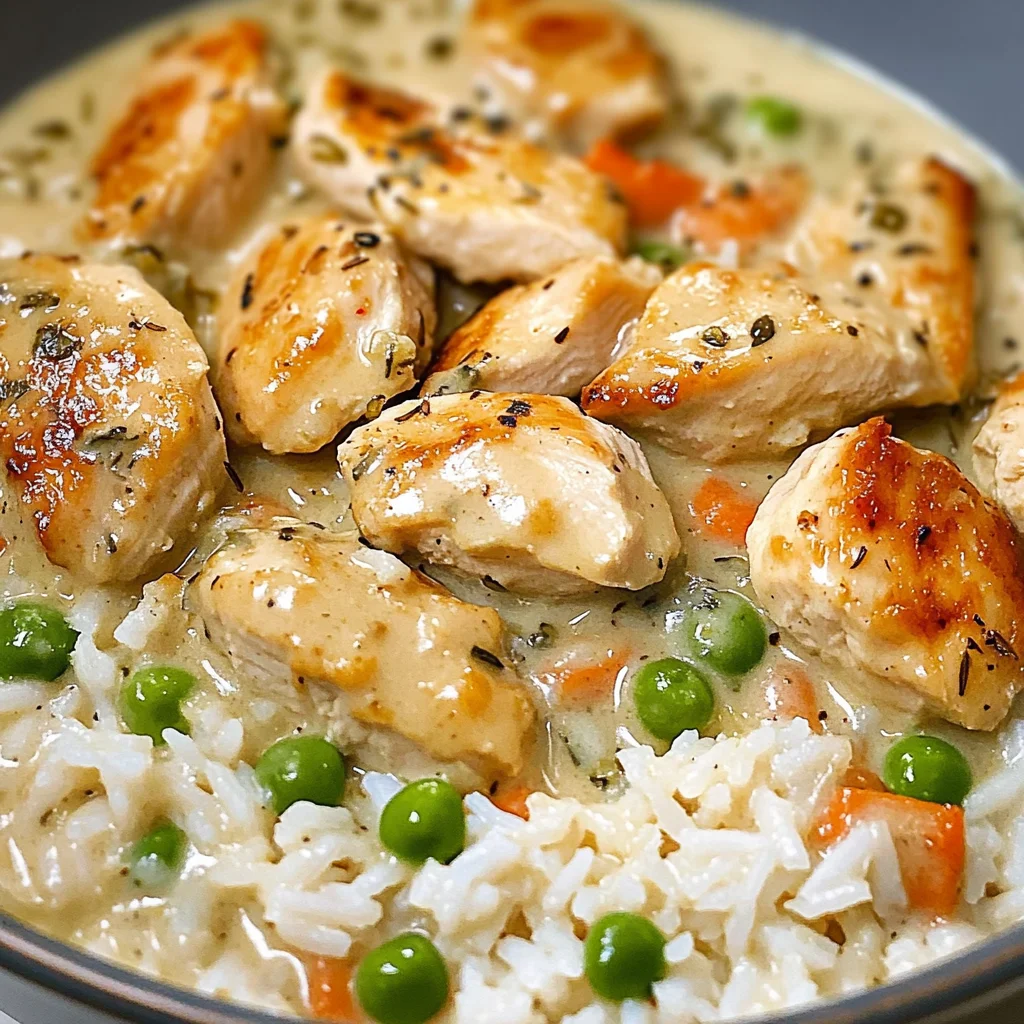 Creamy Chicken and Rice