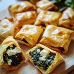 Crispy Spinach and Feta Phyllo Bites