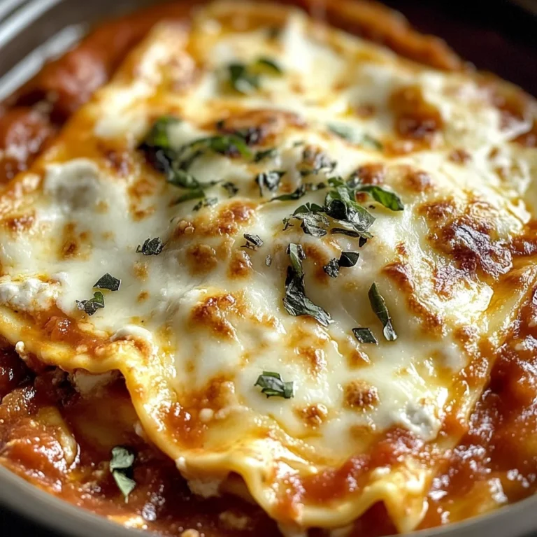 Crockpot Ravioli Lasagna