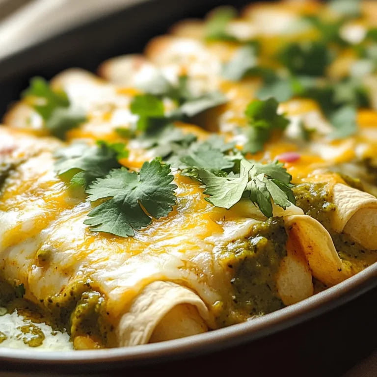 Enticing Green Chili Chicken Enchiladas