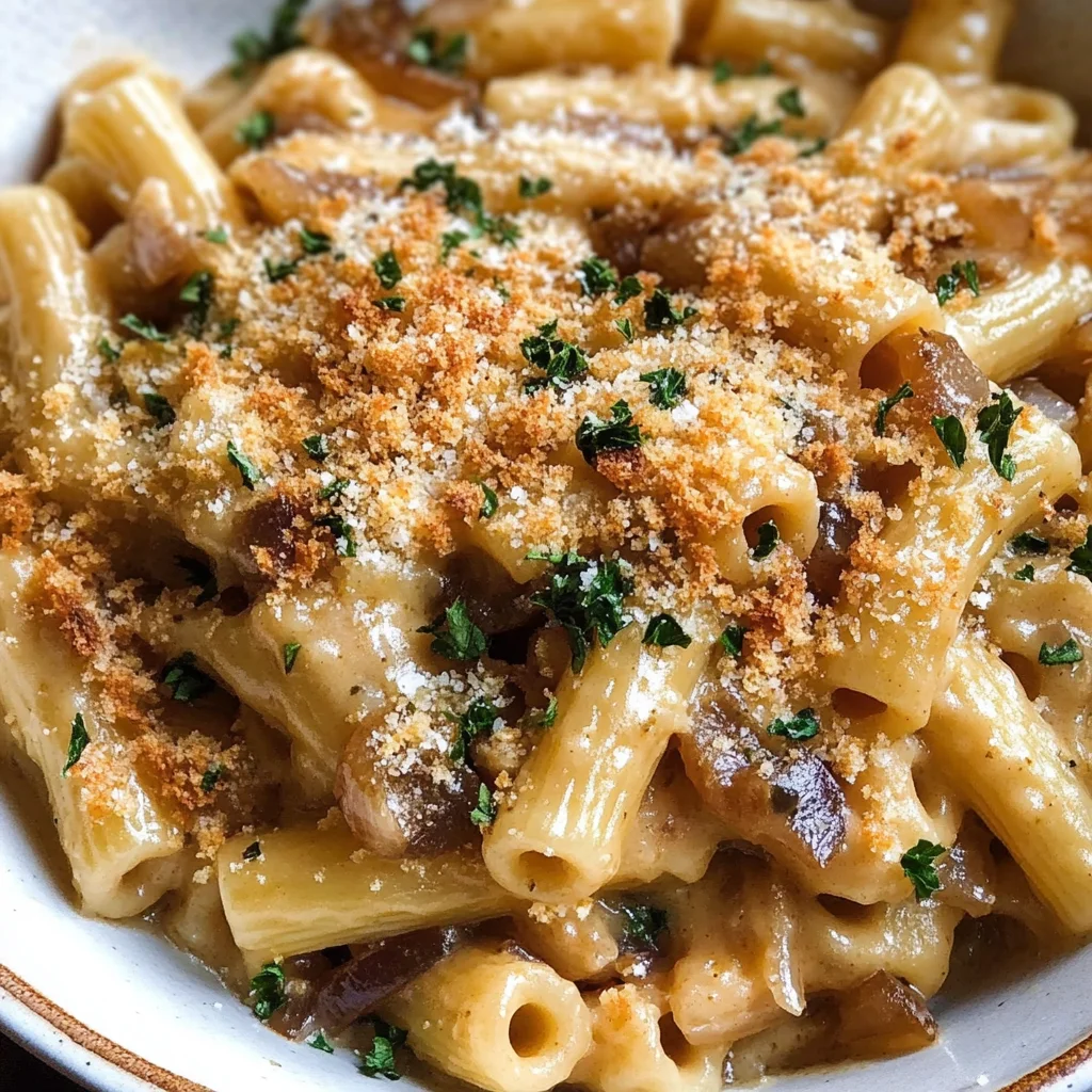 French Onion Soup Pasta Recipe