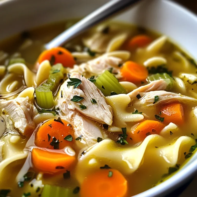 Homemade Chicken Noodle Soup