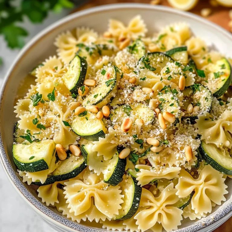 Lemon Zucchini Pasta