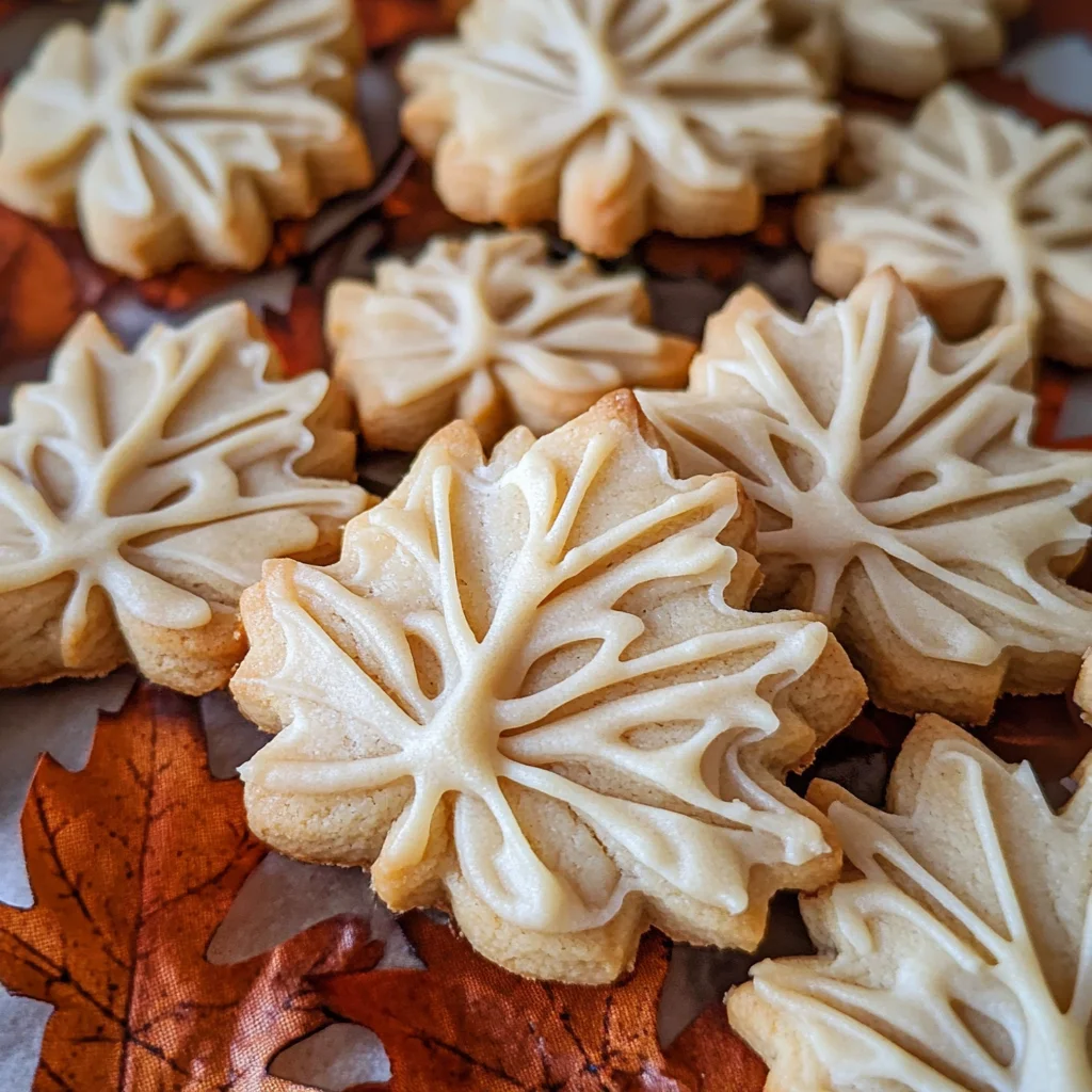 Maple Leaf Cream Cookies
