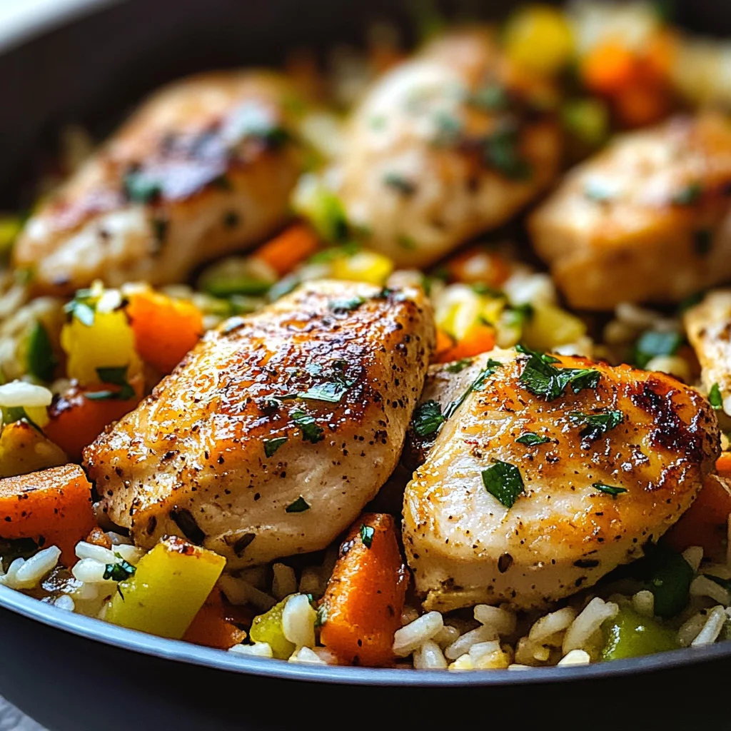 One Pan Chicken and Rice