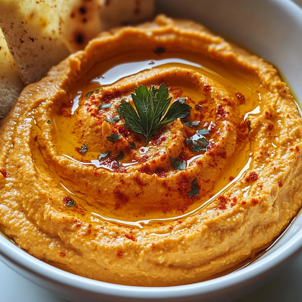 Roasted Red Pepper Hummus