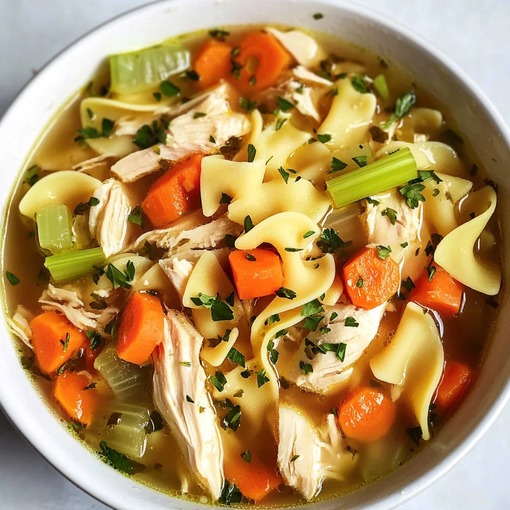 Slow Cooker Chicken Noodle Soup