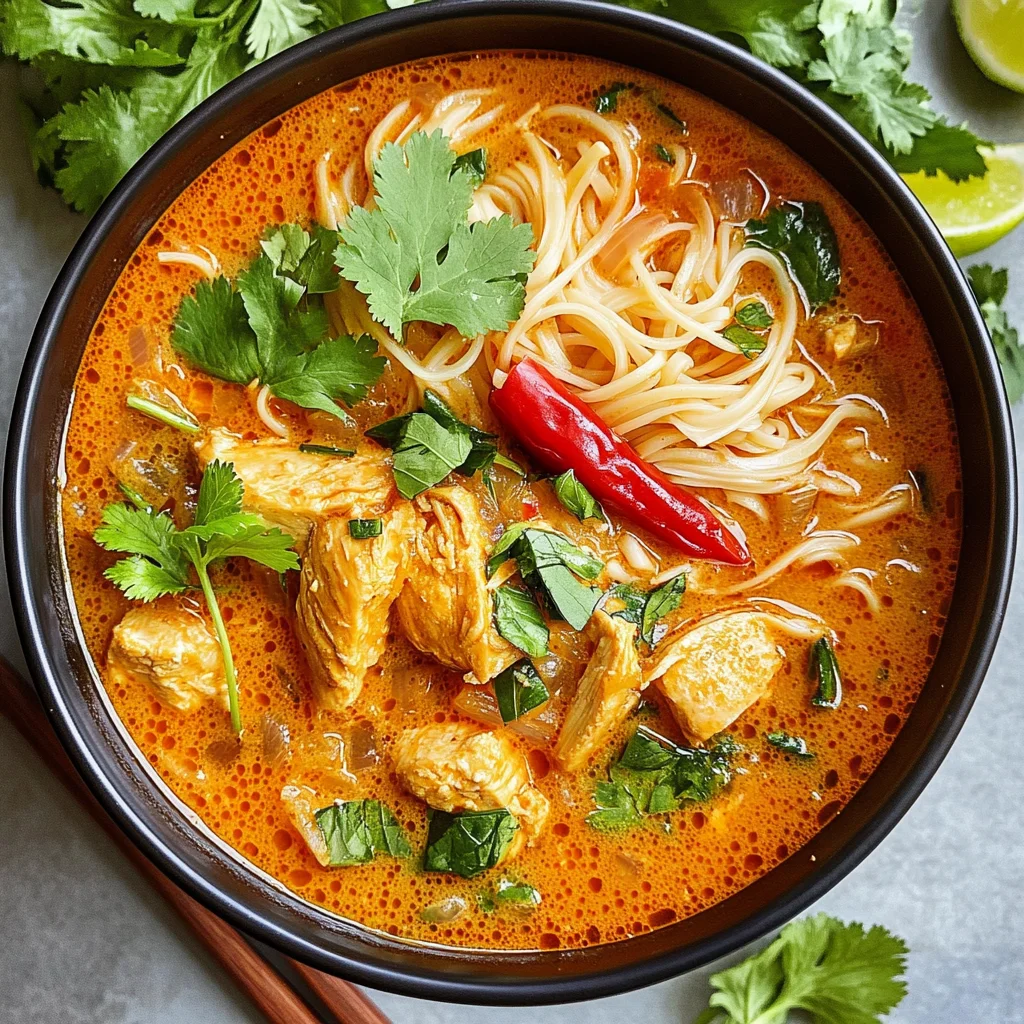 Thai Red Curry Noodle Soup