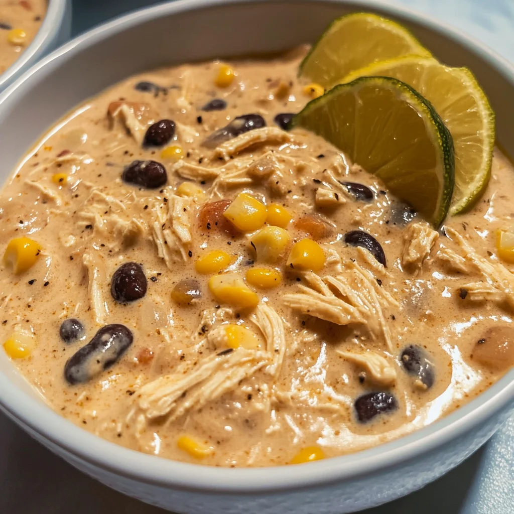 White Chicken Chili Recipe with Cream Cheese