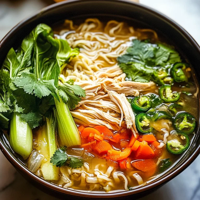 Asian chicken noodle soup recipe