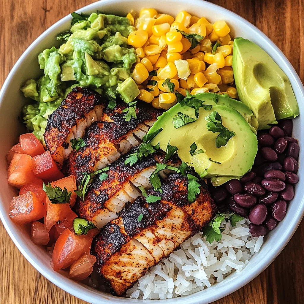 Blackened Fish Taco Bowls