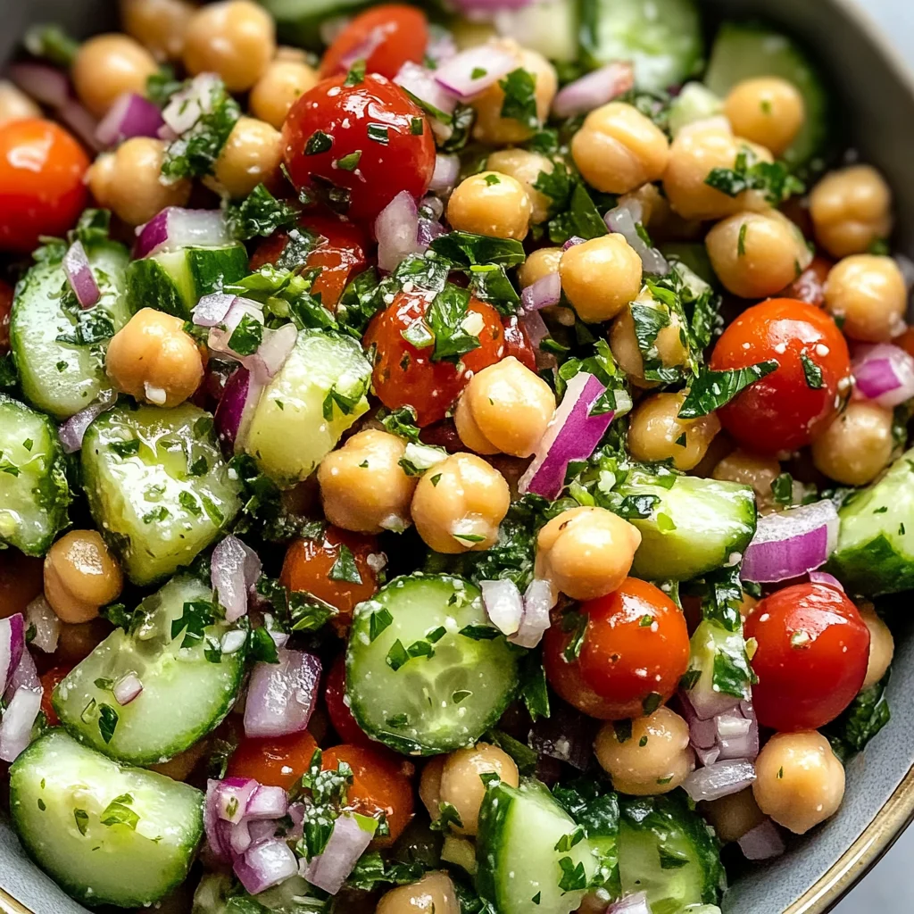 Chickpea Cucumber Salad (The Ultimate Refreshing Recipe)