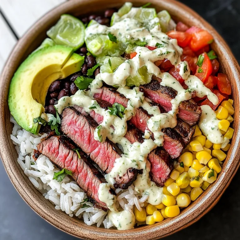 Cilantro Lime Steak Bowls