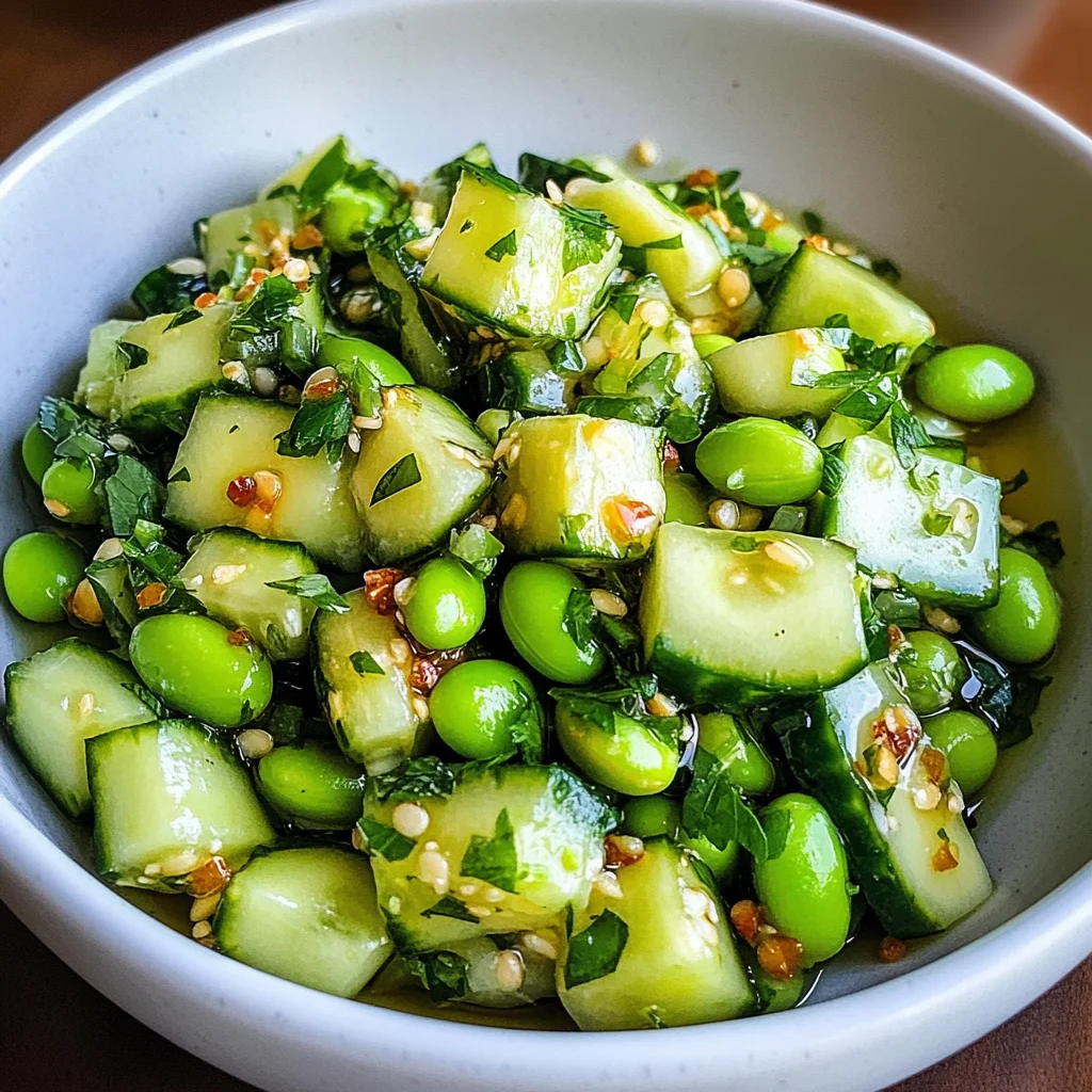 Crispy Cucumber Edamame Salad for a Refreshing Summer Treat
