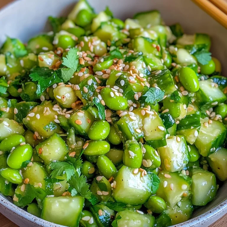 Cucumber Edamame Salad