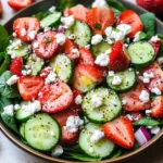 Cucumber Strawberry Salad