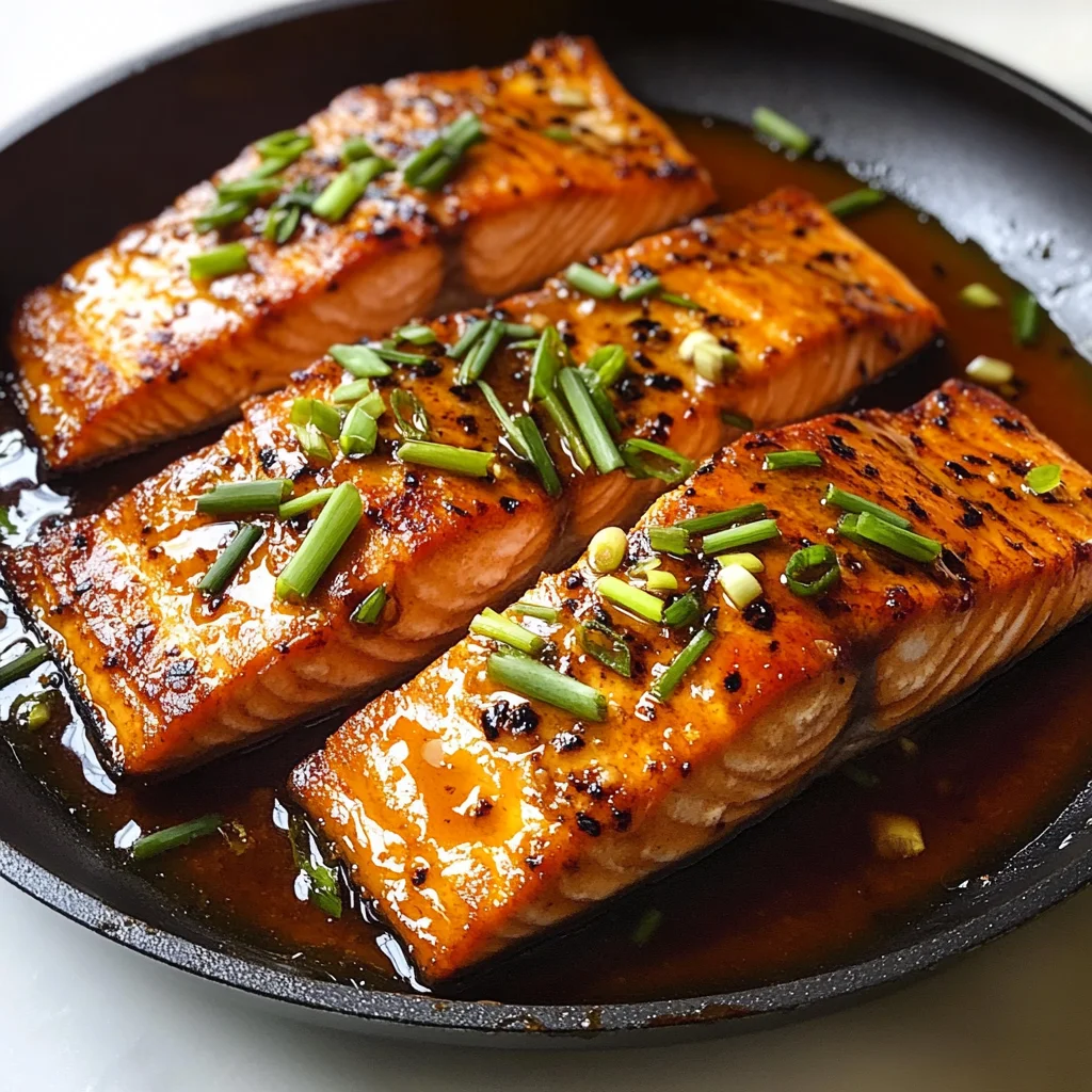 Easy Crispy Honey Garlic Glazed Salmon Recipe
