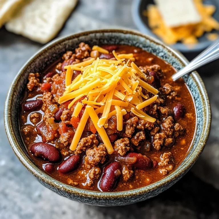 Easy Homemade Chili