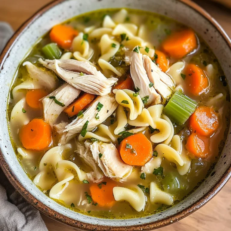 Easy Rotisserie Chicken Noodle Soup