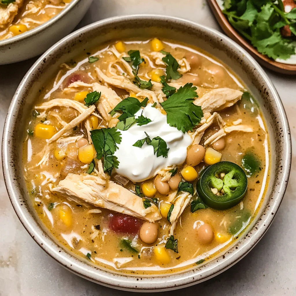 Easy White Chicken Chili Recipe (Stovetop or Crockpot)