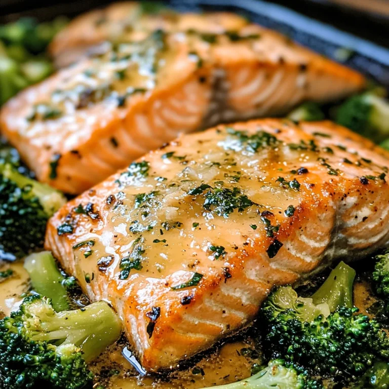 Garlic Butter Baked Salmon Recipe