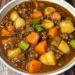 Grandma's Ground Beef Stew