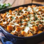 Ground Turkey Sweet Potato Bake Recipe