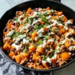 Ground Turkey and Sweet Potato Skillet
